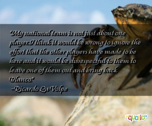 My national team is not just about