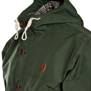 Coats › Fred Perry Fred Perry J1287 Mountain parka hunting green ...