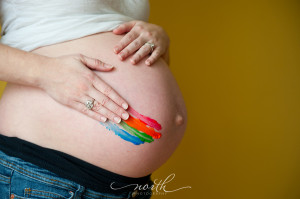 ... her Rainbow Baby, I wanted to create an image that acknowledged such