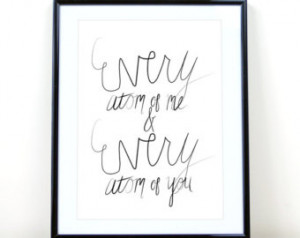 ... Quote Art Print- Philip Pullman Quote- The Amber Spyglass Quote-