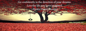 Facebook Cover Image - Henry David Thoreau Quote - TheQuotes.Net
