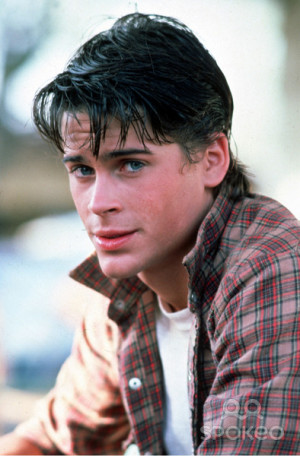 Rob Lowe (as Sodapop Curtis) The Outsiders (1983) Directed by Francis ...