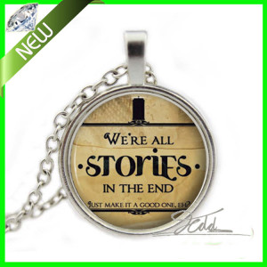 ... Quote Jewelry Charm Silver Dr Who Gift Ideas Glass Cabochon Necklaces