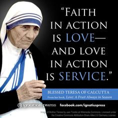 Blessed Mother Teresa of Calcutta quotes. Catholic. Roman Catholics ...