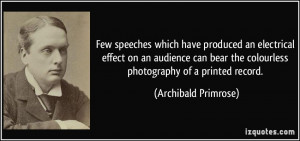 Archibald Primrose Quote