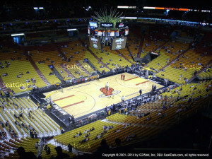 American Airlines Arena Seating View