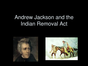 Andrew Jackson and the Indian Removal Act