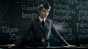 She looks like Renate Richter from Iron Sky.
