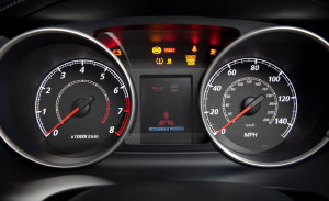 2012 Mitsubishi Outlander GT instrument cluster