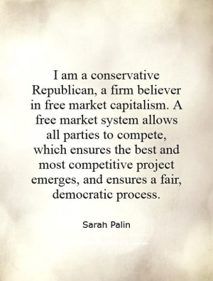 in free market capitalism. A free market system allows all parties ...