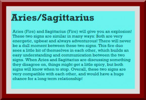 Aries Love Quotes Match love aries/sagittarius
