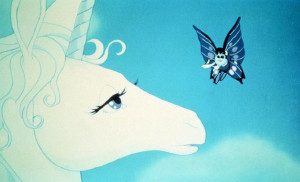 ... all rights reserved titles the last unicorn the last unicorn 1982
