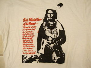 Details about Vintage Chief Standing Bear Native American Indian Quote ...