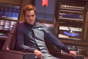 Chris Pine as Captain Kirk: back in the Captain's chair for the first ...