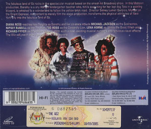 Michael Jackson, The Wiz, Malaysia, Video CD, Universal, 9555275606835 ...