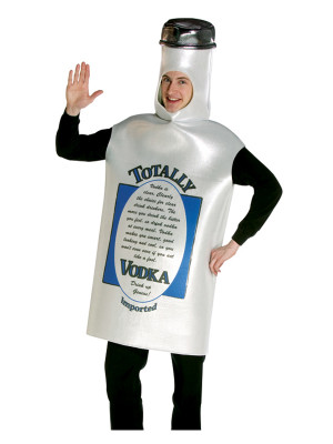 Alcohol Costume Adult vodka drink fancy dress funny alcohol costume ...