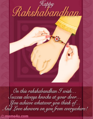 ... ) Wishes and Quotes Wallpapers : Send Rakhi Wishes to Your Brother