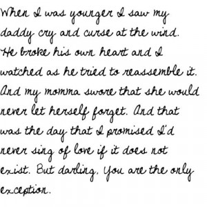 the only exception. paramore