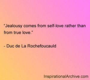 Jealousy es From Self love