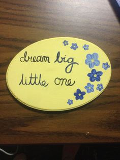 Alpha Phi Omega- big/little gifts! I used forget-me-nots and a cute ...