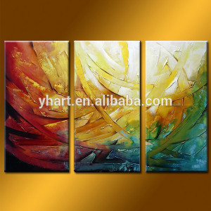 Hot selling handmade abstract modern painted designs