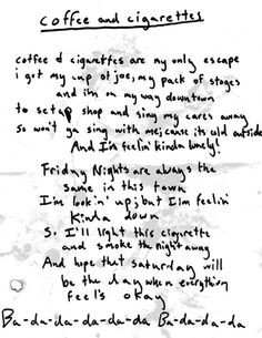 Coffee and Cigarettes - Nevershoutnever (: More