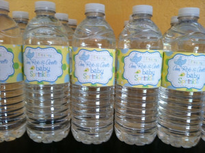 ... our printable labels - great for the kids attending her Baby Sprinkle