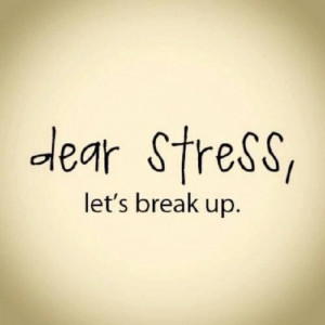 ... . We have to break up .. It's not me... It's you Stop stalking me