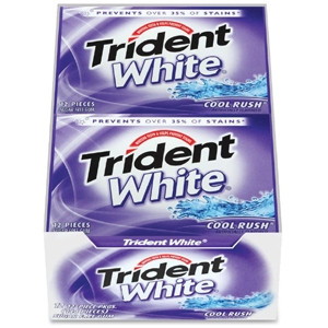 trident gum white cool rush