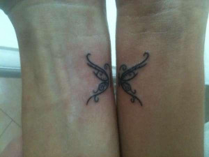 Mariposa Friendship Tattoo