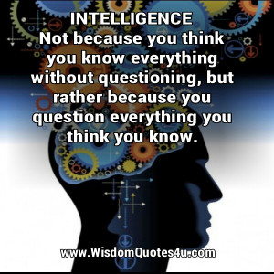 so much knowledge and think we know so much and still lack the wisdom ...