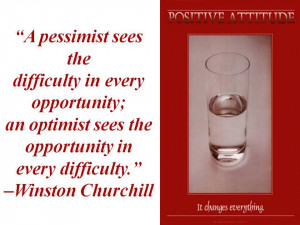 Pessimist Vs Optimist Quotes