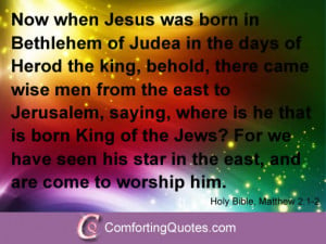 Christian Quotations about Christmas