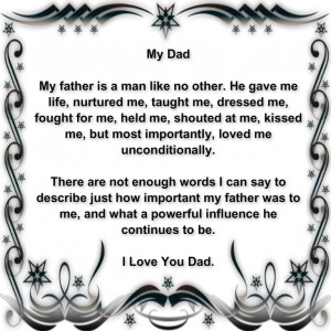 Go Back > Gallery For > I Love You Dad Quotes