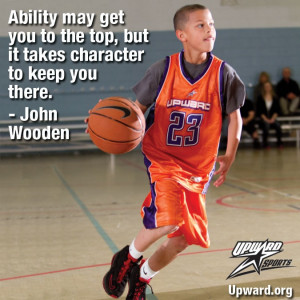 Ability + Character #kids #sports #quotes