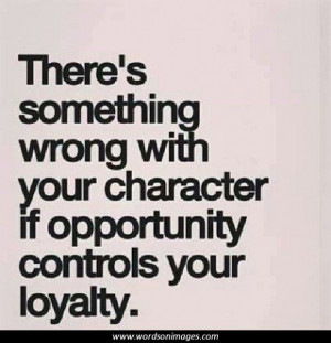 Loyalty quote