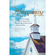 Homecoming, White Church (Philippians 1:9) Bulletins, 100