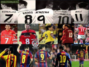 That squad ... Real Madrid vs Manchester United vs FC Barcelona ...