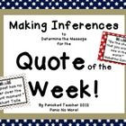 Quote of the Week includes 36 different meaningful quote posters and ...