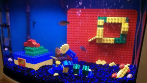 fish tank decorations lego