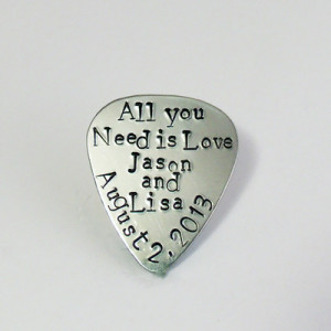 Love quotes personalized guitar pick - Thumbnail 3