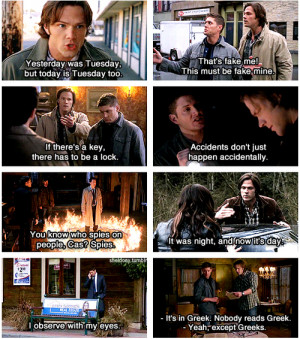Supernatural Supernatural Quotes