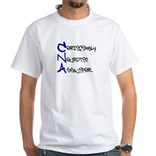 CNA Humorous White T-Shirt for