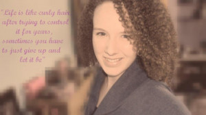curly hair quote