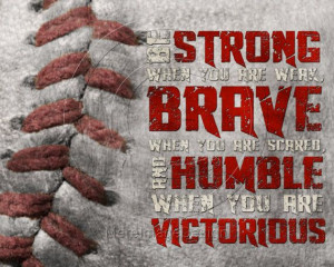 ... Quotes Kids, Baseball Quotes B, Motivation Posters, Being Strong