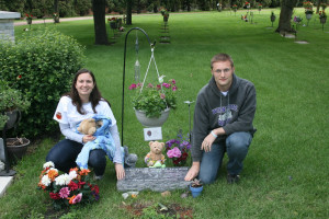 Mommy and Daddy love you with all their might!