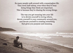 Purpose & Meaning - Tuesdays with Morrie