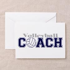 Volleyball Coach II Greeting Cards (Pk of 10) for