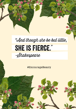 ... others, because courage begets courage, and beauty begets beauty