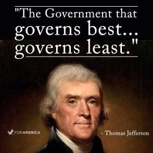 Thomas Jefferson; smart man. The man upon who our Republican party's ...